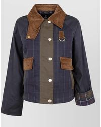 Barbour - Waxed Cotton Single Breasted Jacket - Lyst