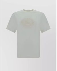 Burberry - Cotton Regular-Fit Logo-Embroidered T-Shirt - Lyst