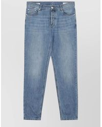 Brunello Cucinelli - Denim Jeans Belt Loops Faded Wash - Lyst