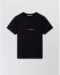 Stella McCartney - Logo Print Cotton Oversize T-Shirt - Lyst