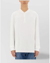 Barbour - Henley Cotton T-Shirt - Lyst