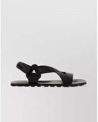 Jil Sander - Leather Sandals - Lyst