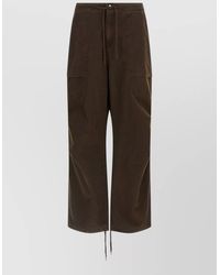 Entire studios - Cotton Wide-Leg Cargo Shorts - Lyst