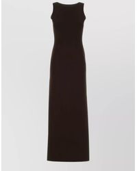 Gucci - Stretch Viscose Blend Dress Scoop Back Maxi - Lyst