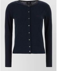 A.P.C. - Cotton Cora Cardigan - Lyst