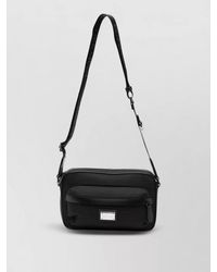 Emporio Armani - Nylon Logo Print Crossbody Bag - Lyst