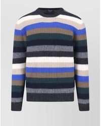 Drumohr - Lambswool Crewneck Jumper - Lyst