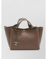 Tod's - T Timeless Small Leather Tote Bag - Lyst