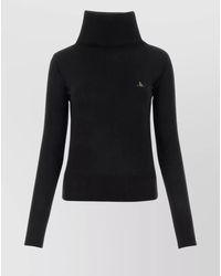 Vivienne Westwood - Virgin Wool Fine Knit Turtleneck Jumper - Lyst