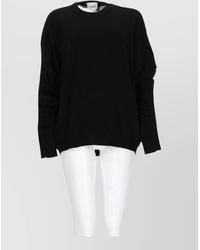 Nude - Crew Neck Top Long Sleeve Ruching - Lyst