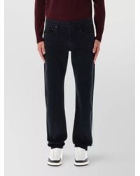 Saint Laurent - Denim Straight-Leg Trousers - Lyst