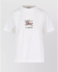 Burberry - T-Shirt With Print - Lyst