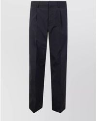 Emporio Armani - Tailored Trousers With Belt Loops And Pockets - Lyst