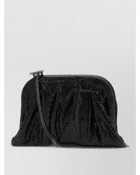 Benedetta Bruzziches - Venus Clutch Fabric Chain Strap Pleated - Lyst