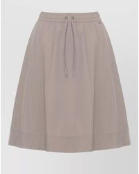 Herno - A Line Skirt Knee And Midi Length - Lyst