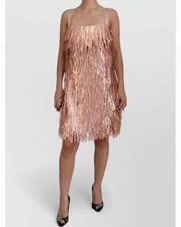 Dolce & Gabbana - Tinsel Sleeveless Shift A Line Mini Dress - Lyst