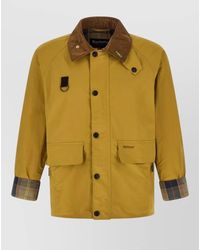 Barbour - Spey Icons Jacket Corduroy Collar Pockets - Lyst