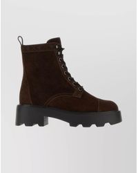 Tory Burch - Suede Leather Ankle Boots - Lyst