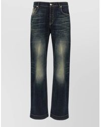McQueen - Denim Wide-Leg Jeans - Lyst