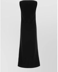 Jil Sander - Virgin Wool Maxi Dress - Lyst