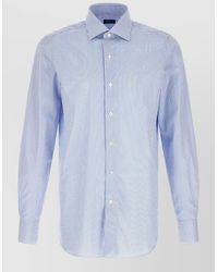 Finamore 1925 - Striped Cotton Shirt - Lyst