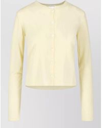 DUNST - Long Sleeve Round Neck Knit Top - Lyst