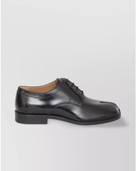 Maison Margiela - Split Toe Leather Lace-Up Shoes - Lyst