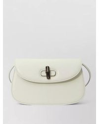 Gucci - Bamboo Small Leather Crossbody Shoulder Bag - Lyst