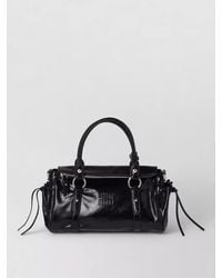 Miu Miu - Leather Shoulder Bag Top Handles Strap - Lyst