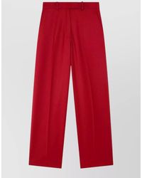 Frankie Shop - Satin Wide-Leg Trousers - Lyst