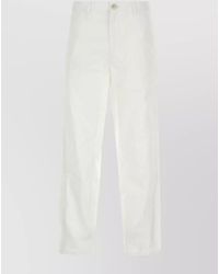 Comme des Garçons - Cotton Pant With Belt Loops And Pockets - Lyst