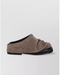 The Attico - Suede Leather Mini Robin Slippers - Lyst