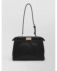 Fendi - Peekaboo Medium Leather Shoulder Bag - Lyst