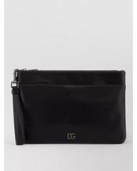 Dolce & Gabbana - Calf Leather Clutch Bag - Lyst
