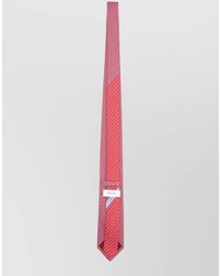 Ferragamo - Slim Tie Narrow Silhouette Patterned Fabric - Lyst