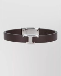 Tod's - Adjustable Chain Bracelet Refined Linear Design - Lyst