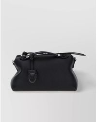 Fendi - Medium Textured Top Handle Shoulder Bag - Lyst