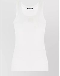Raf Simons - Ribbed Cotton Tank Top - Lyst