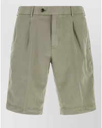 PT Torino - Lyocell Blend Bermuda Shorts Belt Loops - Lyst
