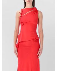 Coperni - Asymmetric Cutout Dress Knot Detail - Lyst