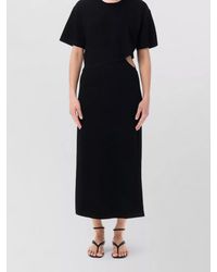THE GARMENT - Madison Knit Midi Dress Cutout Detail - Lyst
