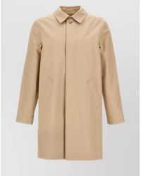 A.P.C. - Cotton Single-Breasted Trench Coat - Lyst