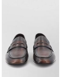Dries Van Noten - Leather Penny Strap Loafer Round Toe - Lyst