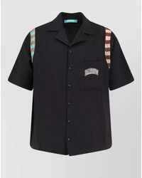 Barrow - Viscose-Blend Oversized Short-Sleeve Bowling Shirt - Lyst