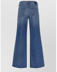 Mother - Tomcat Roller Denim Trousers Contrast Stitching - Lyst
