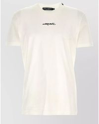 Dolce & Gabbana - Logo Patch Crew Neck Short Sleeve T-Shirt - Lyst