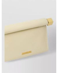 Jacquemus - Le Sac Rond Carre Leather Shoulder Bag - Lyst