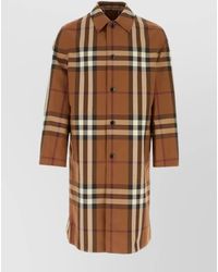 Burberry - Cotton Embroidered Reversible Trench Coat - Lyst