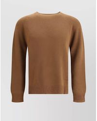 Jil Sander - Seamless Ribbed Wool Sweater - Lyst