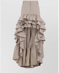 Moschino - Cotton Long Skirt - Lyst